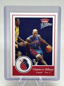 2003-04 Fleer Platinum #106 Chauncey Billups NBA HOF NM+ - Picture 1 of 2