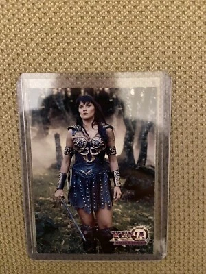 Xena Warrior Princess Promo Card The Gods Have Spoken Topps P1 Lucy Lawless 1997 - Image 1 of 2