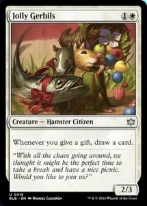 Jolly Gerbils Light Play, English Magic the Gathering MTG Bloomburrow - Picture 1 of 1