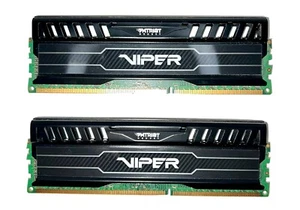 PC RAM PATRIOT VIPER 8GB 2x 4GB 1600mhz DDR3 PC Memory Ram PV38G160C9K PD000277 - Picture 1 of 2