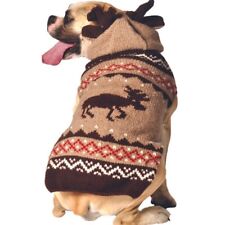 Moosey Hoodie Pet Dog Warm Winter Sweater Puppy Jacket Coat Clothing Apparel