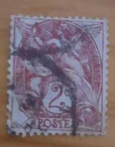 Rare 1900 French Third Republic 2 Two Franc Stamp France - Picture 1 of 2