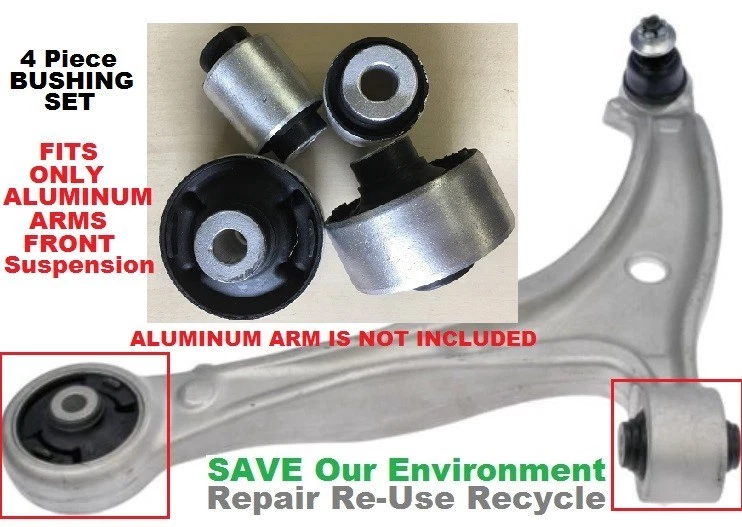 4pcSet Bushings Fit for 2007 2008 09 2010 Honda Odyssey Front Control Lower Arms - Image 1 of 1
