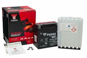 BATTERIA ATTIVATA YUASA YTX14-BS 12,6A, 200 CCA, BMW,APRILIA,HONDA,GUZZI,KYMCO - Imagen 1 de 2