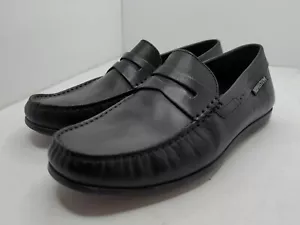 Mephisto Size 6 ALYON Black Nubuck Leather Penny Loafers Shoes GREAT SHAPE - Foto 1 di 7