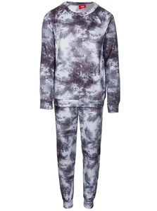 FAMILY PAJAMAS Little Kids' 2-Piece Tie Dye Pajama Set sz S Small (6/7) Gray - Picture 1 of 5