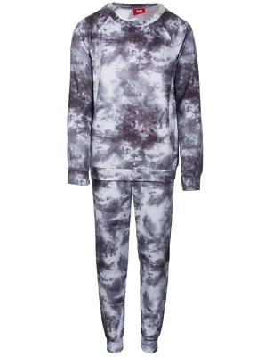 PIJAMA FAMILIAR Juego de 2 Pijama Tie Dye para Niños Pequeños Talla S Pequeño (6/7) Gris Foto 1 de 4