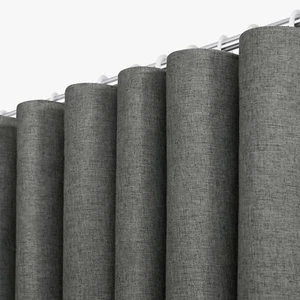 78 Inches Long Shower Curtain Beige Linen Shower Curtains for Bathroom Waterp... - Picture 1 of 9