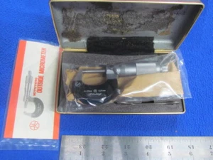New Mitutoyo 102-221  0-25 m/m Outside Micrometer            K-166 - Picture 1 of 1