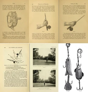 Fly Fishing Tying Angling Salmon Cod Trout Flies Rod - 160 Old Books on DVD - Picture 1 of 12
