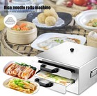 2 Layer Rice Noodle Roll Steamer, USA Stainless Steel  Rice roll maker machine