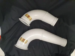 Concrete Pump 6" (175mm OD) x 90D Hopper Elbow with 6" to 5" x 200mm Reducer-... - Picture 1 of 5