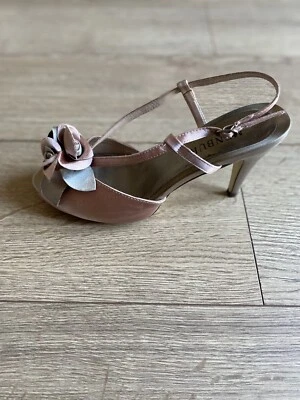 Menbur Women's Rose Gold / Bronze Strappy Shoes Size 6 EU 39 - Изображение 1 из 4