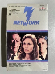 Network, 1983 VHS, MGM 1976, Faye Dunaway, 1st Home Video Release, SEALED, 8.0 - Picture 1 of 15