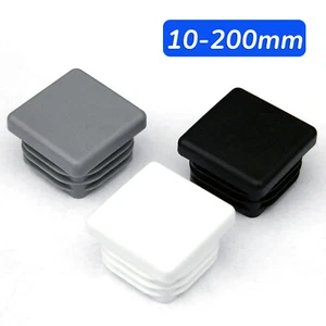 Lamellenstopfen Vierkant farbig Endkappen Rohrstopfen Kappen Rohrkappen Stopfen - Picture 1 of 60