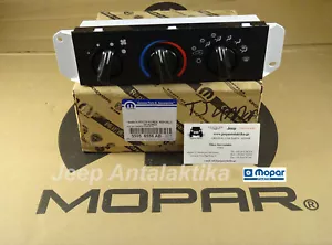 Heater Climate Control Unit With A/C Jeep Wrangler TJ 05-06 55056558AB Mopar - Picture 1 of 10