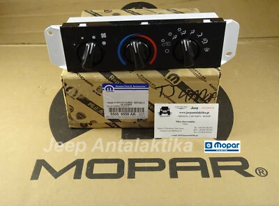 Heater Climate Control Unit With A/C Jeep Wrangler TJ 05-06 55056558AB Mopar - Image 1 of 4