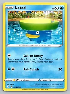 Pokemon TCG Evolving Skies Lotad #32 - Picture 1 of 2
