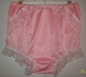 ROSA Tricot Burbuja Bloomer SISSY PANTY 2 CAPAS Hombres Mujeres ENCUBIERTA 34-44 Cintura - Imagen 1 de 2