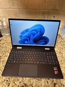HP ENVY X360 15.6" (256GB SSD,AMD Ryzen 5, 2.38GHz,8GB RAM) Laptop - Black... - Picture 1 of 11