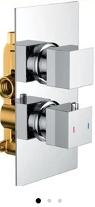 Synergy Unterputz Thermostat Duschventil Baugruppe Chrom Cvq02cr - Bild 1 von 9