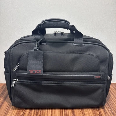 Tumi Alpha Ballistic Nylon 18" Boarding Tote Bag CarryOn Laptop Black 22154D4 - Image 1 of 4