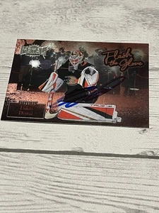 Lukas Dostal Signed Card Metal Universe Flash The Glove JSA COA IP Auto Ducks a - Picture 1 of 3