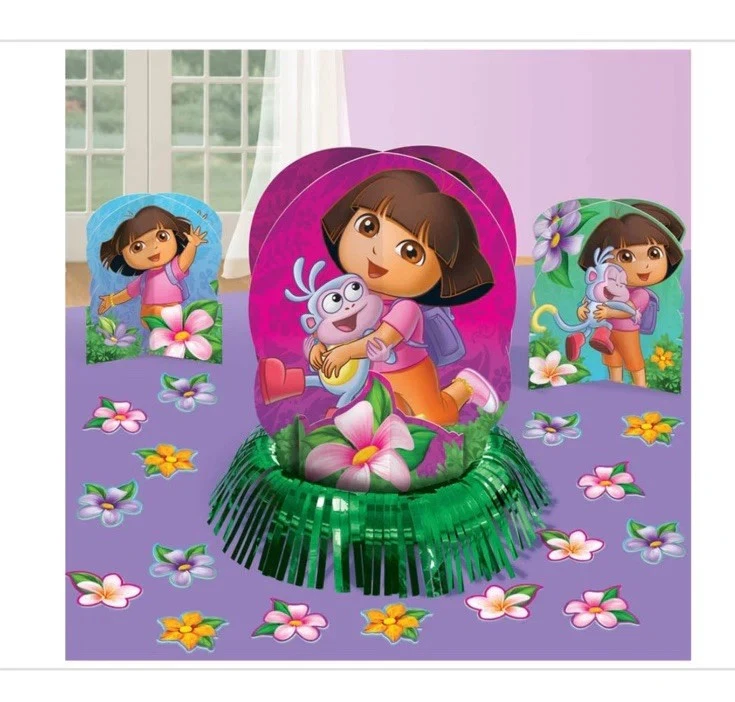 Dora S Flower Adventure Table Decorating Kit - Image 1 of 4