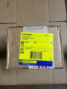 Disyuntor Square D EDB34060 60 Amp 3 Polos 480Y/277 V NUEVO CAJA SELLADO - Imagen 1 de 2