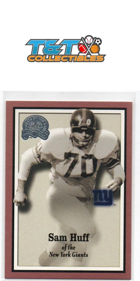 Sam Huff 2000 Fleer Greats of the Game #77 New York Giants - Image 1 of 1