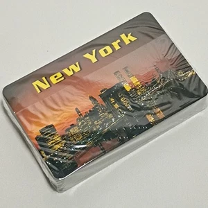 VINTAGE Collectible Standard Playing Cards New York City Skyline Twin Towers - Picture 1 of 7