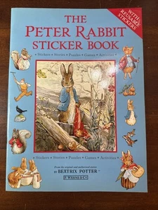 Vintage Peter Rabbit Sticker Book (1991) Stories Puzzles Games Activities Potter - Picture 1 of 10