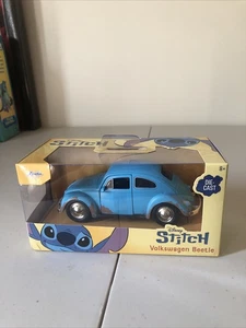 Jada 1:32 Hollywood Rides Series Disney Stitch Volkswagen Beetle Diecast VW Bug - Picture 1 of 7
