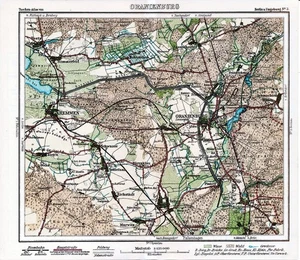 Oranienburg Kremmen Beetz Borgsdorf 1919 orig W-Karte Nassenheide Velten Marwitz - Picture 1 of 1