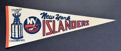New York Islanders Stanley Cup Champions Full Size Hockey Pennant - NHL - Image 1 of 3