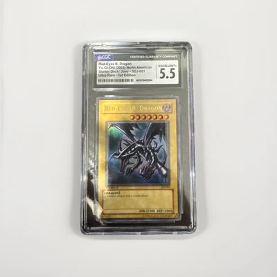 red eyes black dragon sdj-001 1st edition PSA 5.5 - Image 1 of 2