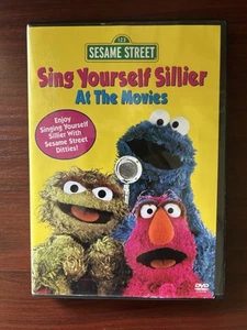 Sesame Street 'Sing Yourself Sillier at the Movies' DVD - Elmo Sing A Long - RARO - Imagen 1 de 14