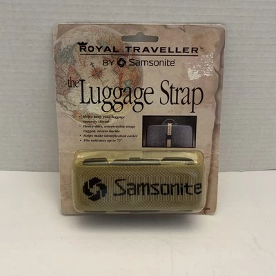 Royal Traveller Samsonite Luggage Strap RT-08 Secure Luggage Vintage NOS 1991 - Image 1 of 3