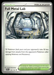 Full Metal Lab 148/162 Uncommon Normal NM Pokemon SV05: Temporal Forces - Picture 1 of 2