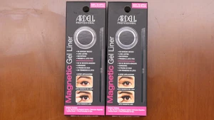 Ardell Magnetic Black Gel Liner 0.11 oz con cepillo todo sellado Lote de 2 - Imagen 1 de 3