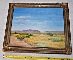 Kendra Page 'Offroad in AZ' Öl 11,5" x 9,5" Arizona Wüste Berge Klippen - Bild 1 von 7