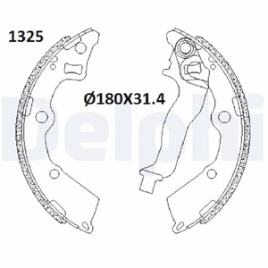 Bremsbackensatz DELPHI LS2199 für KIA PICANTO I (SA) 1 2004-2011 - Bild 1 von 8