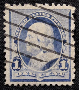 US Stamp Scott #219 ~ FRANKLIN 1c 1890 GR16 - Picture 1 of 1