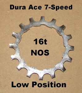 Shimano Dura Ace 16t Low Position Freewheel Cog 7-Speed NOS NEW Old Stock - Picture 1 of 4
