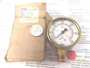 WIKA 8736294 Type: 111.10B 2.5" Pressure Gauge 600PSI 1/4" NPT Brass - Bild 1 von 4