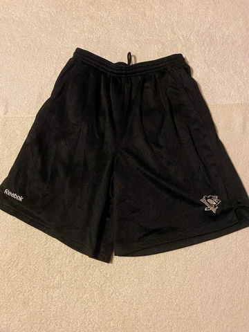 Reebok Pittsburgh Penguins NHL Gym Shorts, Adult Medium Cover