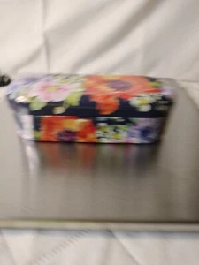 Estuche para gafas de sol Brighton para mujer naranja floral lata de almacenamiento ancho. Abolladura en la parte inferior - Imagen 1 de 10