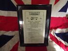 Trent Motor Traction Co Ltd  Bus Timetable Nottingham 1951 Framed