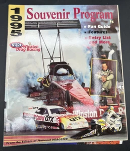 1995 NHRA Souvenir Drag Racing Program with bonuses - Picture 1 of 9