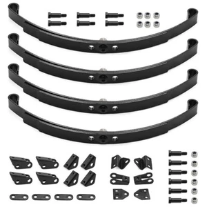 Set Piastre Sospensione F/Posteriore Metallo Acciaio per Trattore Tamiya 1/14 RC Rimorchio Camion - Foto 1 di 11